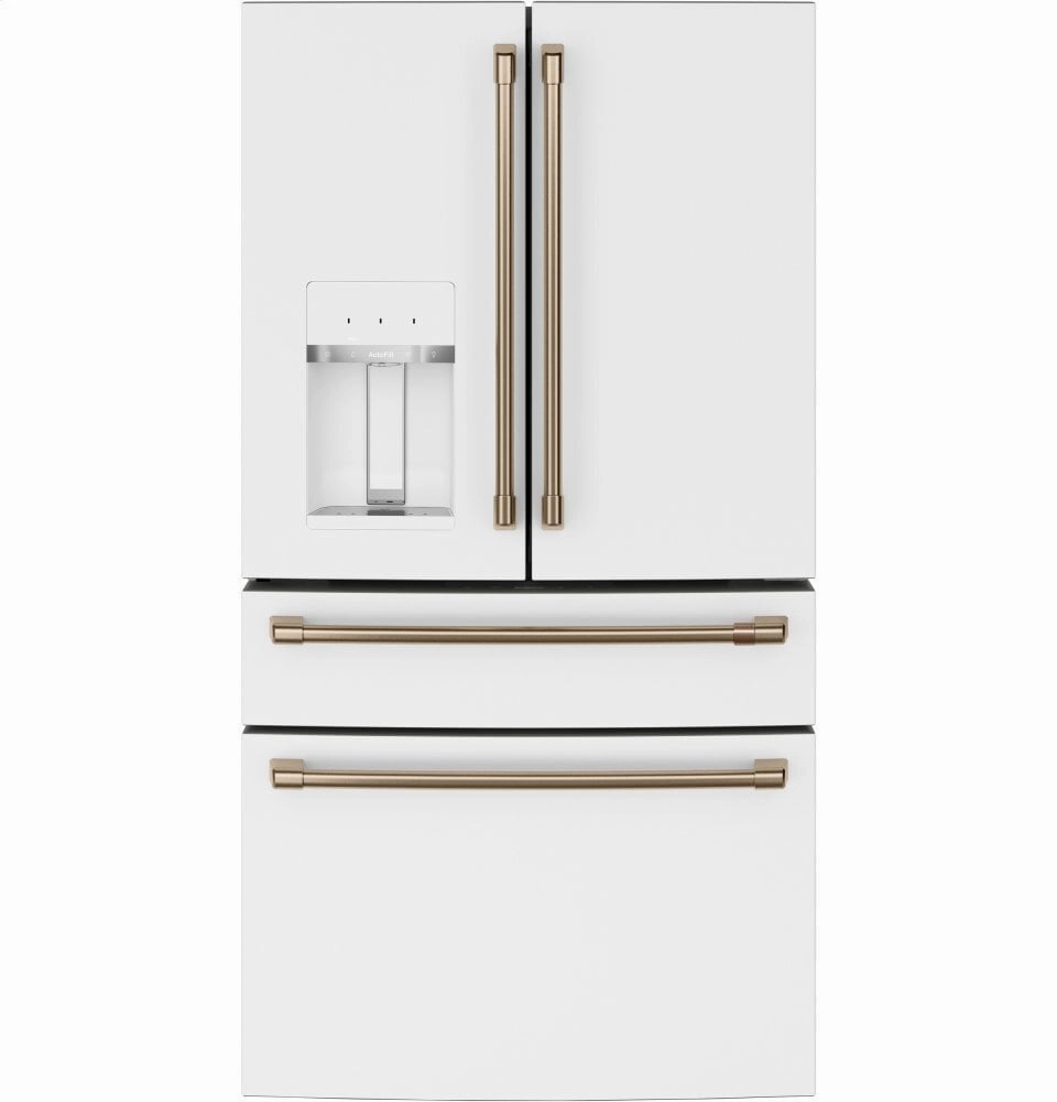 Cafe CVE28DP4NW2 Caf Energy Star? 27.8 Cu. Ft. Smart 4-Door French-Door Refrigerator Freestanding Refrigerators freestanding fridge freezer combo