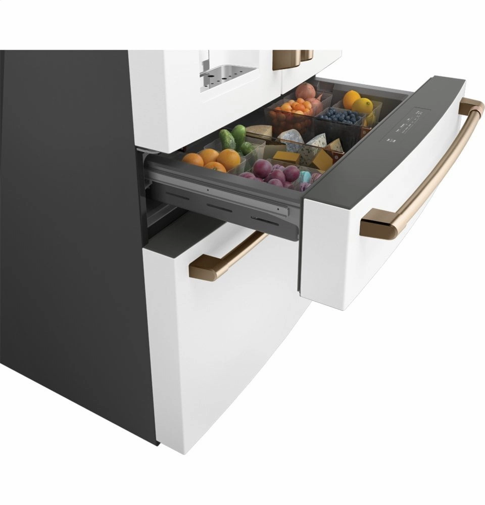 Cafe CVE28DP4NW2 Caf Energy Star? 27.8 Cu. Ft. Smart 4-Door French-Door Refrigerator