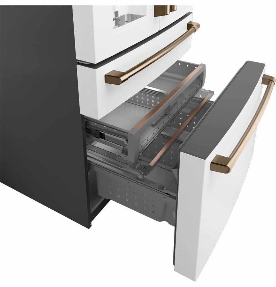 Cafe CVE28DP4NW2 Caf Energy Star? 27.8 Cu. Ft. Smart 4-Door French-Door Refrigerator