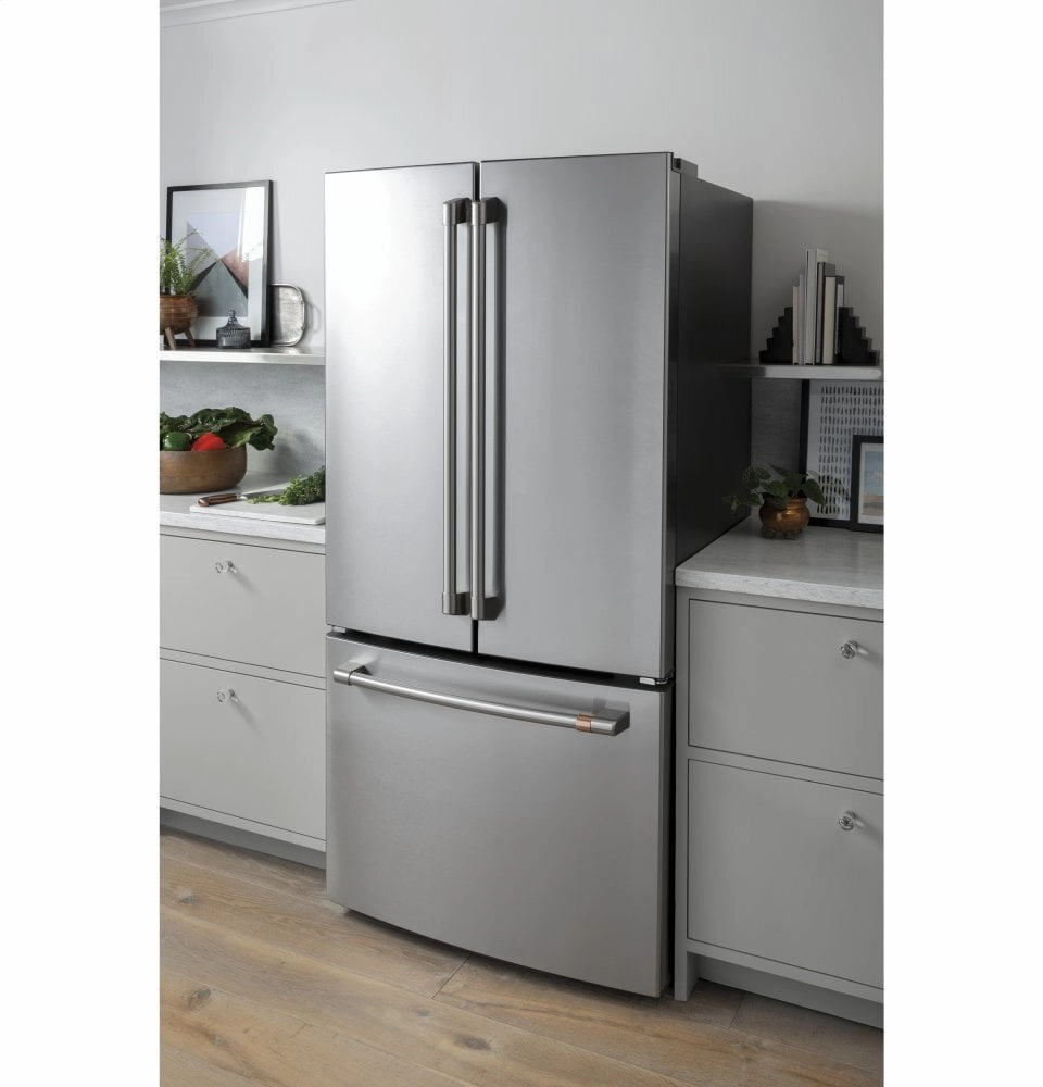 Cafe CWE19SP2NS1 Caf Energy Star? 18.6 Cu. Ft. Counter-Depth French-Door Refrigerator