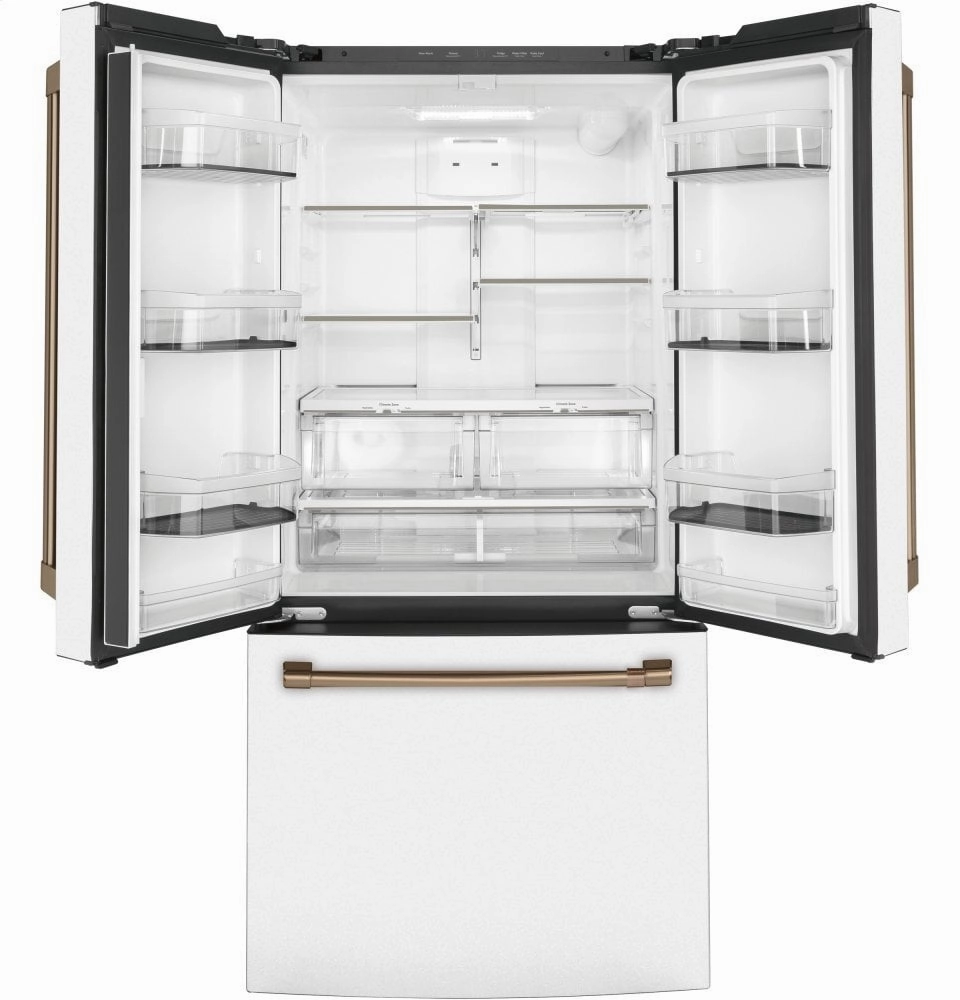 Cafe CWE19SP4NW2 Caf Energy Star? 18.6 Cu. Ft. Counter-Depth French-Door Refrigerator