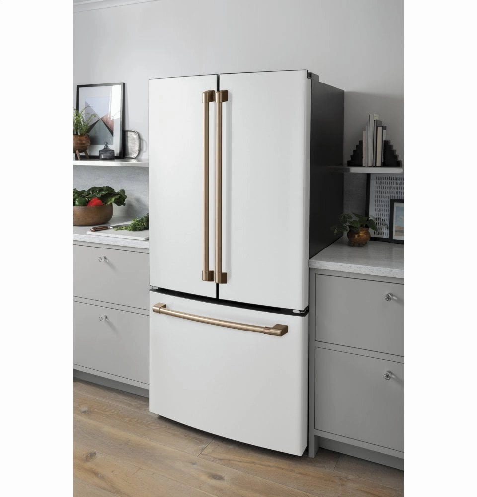 Cafe CWE19SP4NW2 Caf Energy Star? 18.6 Cu. Ft. Counter-Depth French-Door Refrigerator