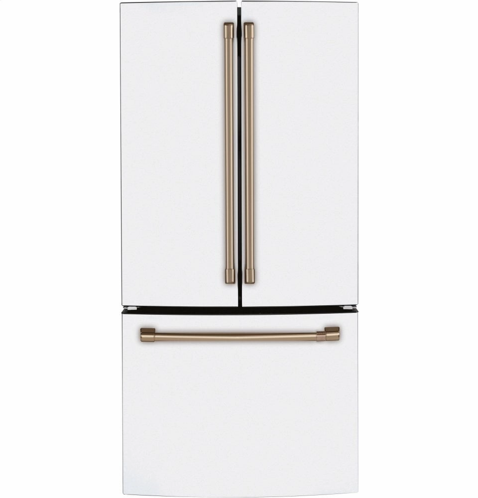 Cafe CWE19SP4NW2 Caf Energy Star? 18.6 Cu. Ft. Counter-Depth French-Door Refrigerator Freestanding Refrigerators freestanding fridge freezer combo