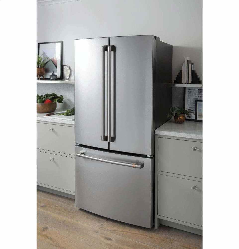Cafe CWE19SP4NW2 Caf Energy Star? 18.6 Cu. Ft. Counter-Depth French-Door Refrigerator