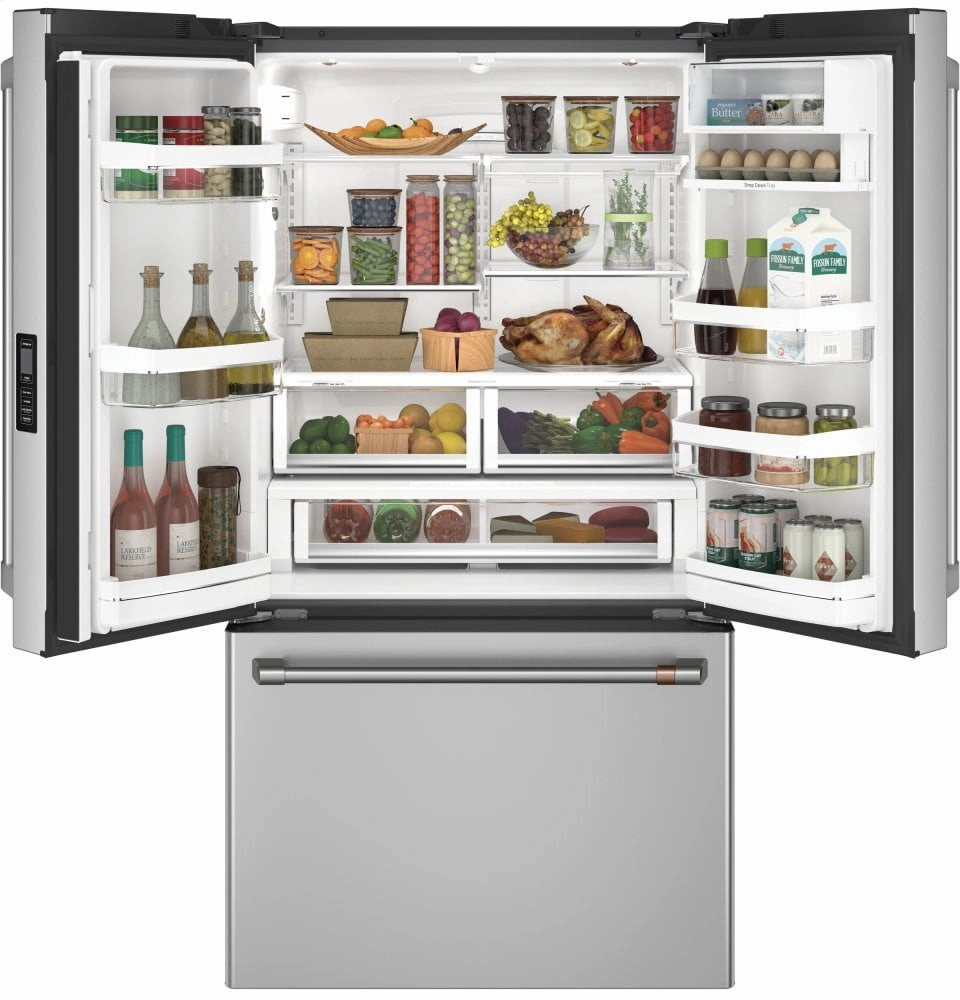 Cafe CWE23SP2MS1 Caf Energy Star? 23.1 Cu. Ft. Smart Counter-Depth French-Door Refrigerator