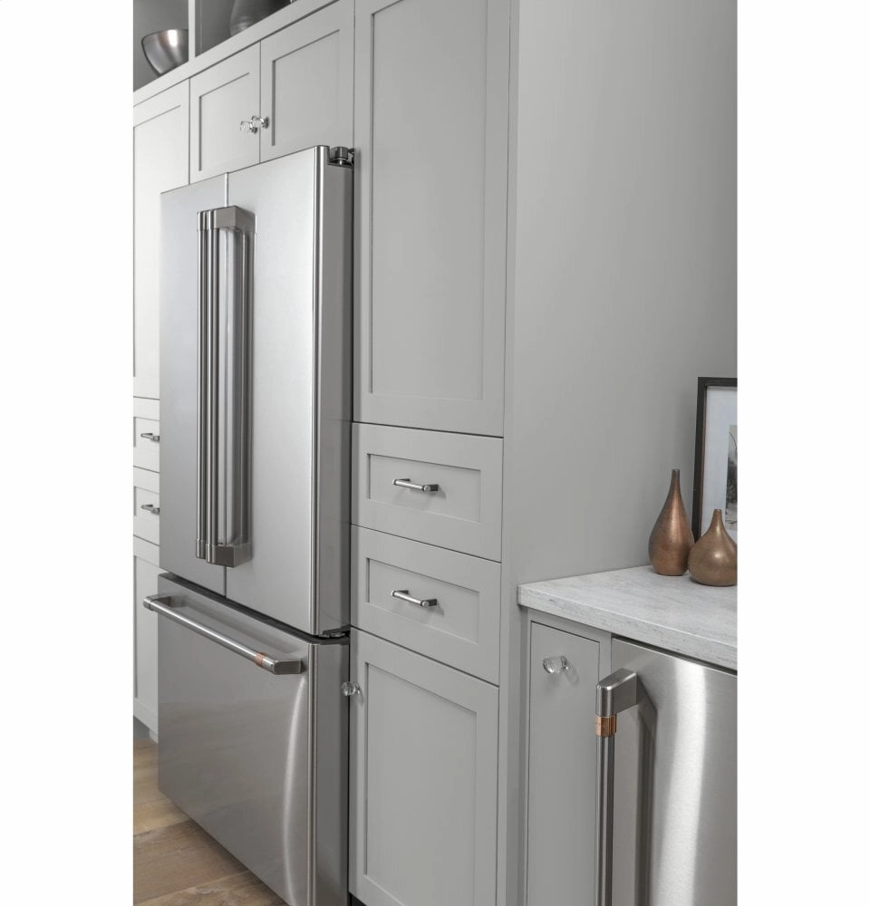 Cafe CWE23SP2MS1 Caf Energy Star? 23.1 Cu. Ft. Smart Counter-Depth French-Door Refrigerator
