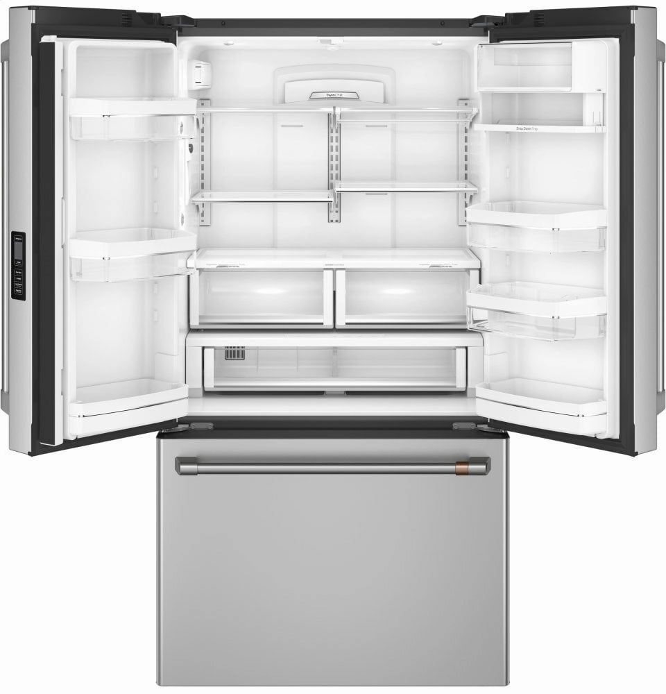 Cafe CWE23SP2MS1 Caf Energy Star? 23.1 Cu. Ft. Smart Counter-Depth French-Door Refrigerator