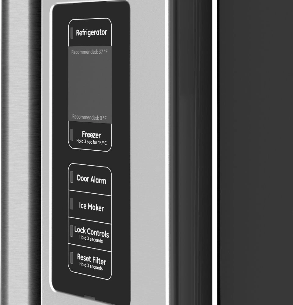 Cafe CWE23SP2MS1 Caf Energy Star? 23.1 Cu. Ft. Smart Counter-Depth French-Door Refrigerator