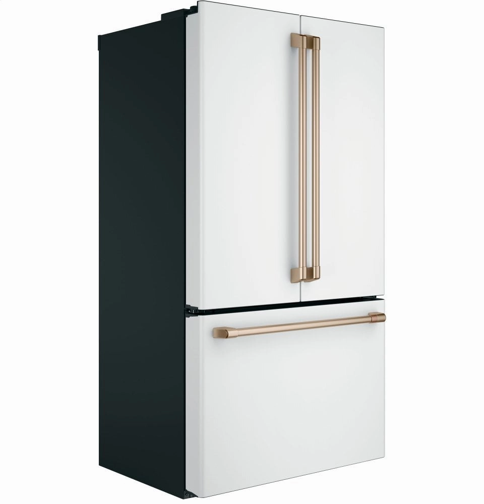 Cafe CWE23SP4MW2 Caf Energy Star? 23.1 Cu. Ft. Smart Counter-Depth French-Door Refrigerator
