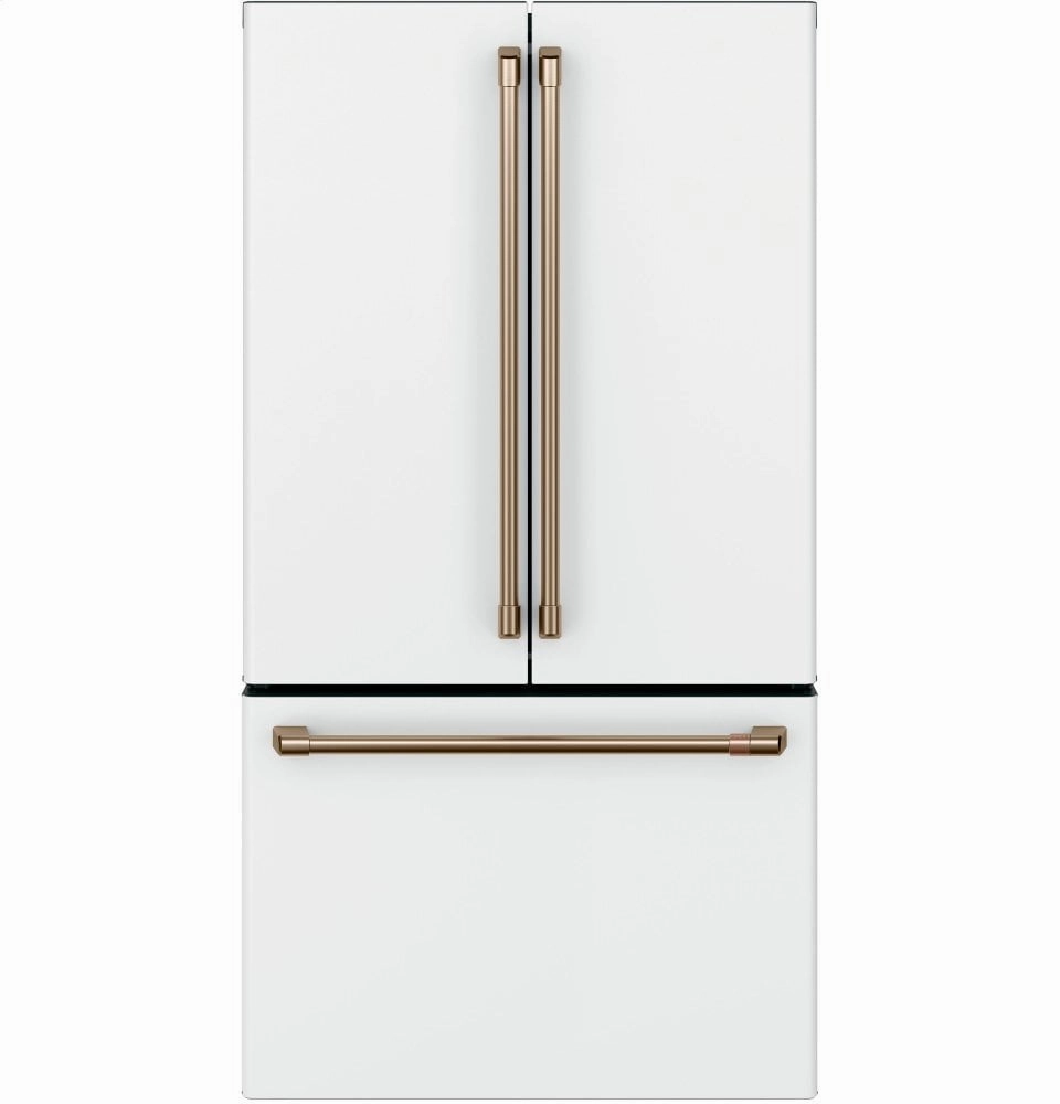 Cafe CWE23SP4MW2 Caf Energy Star? 23.1 Cu. Ft. Smart Counter-Depth French-Door Refrigerator Freestanding Refrigerators freestanding fridge freezer combo