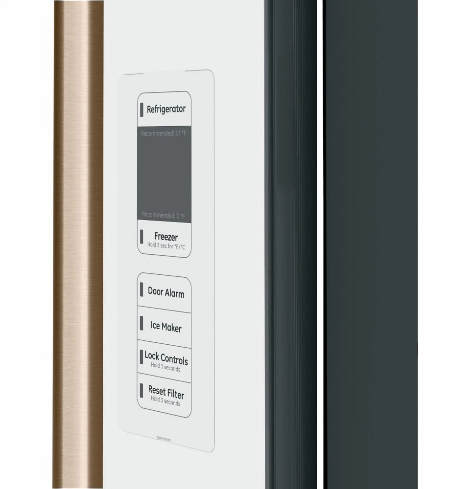 Cafe CWE23SP4MW2 Caf Energy Star? 23.1 Cu. Ft. Smart Counter-Depth French-Door Refrigerator
