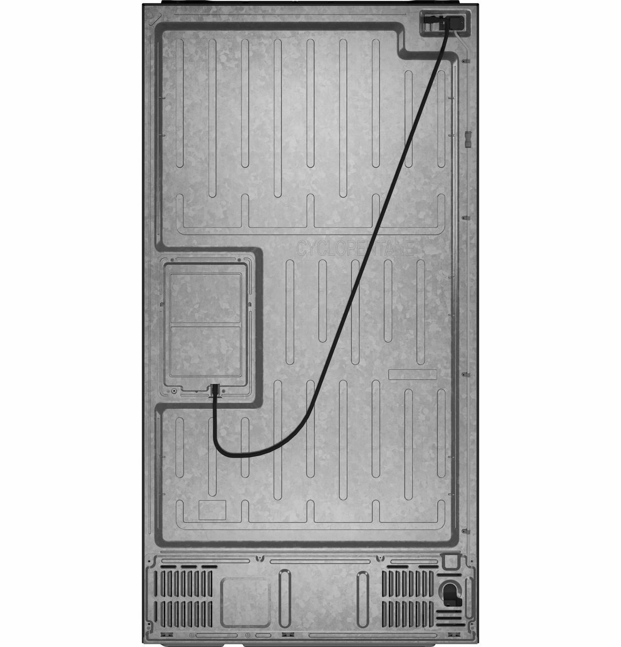 Cafe CXE22DP2PS1 Caf&#8482; Energy Star? 22.3 Cu. Ft. Smart Counter-Depth 4-Door French-Door Refrigerator
