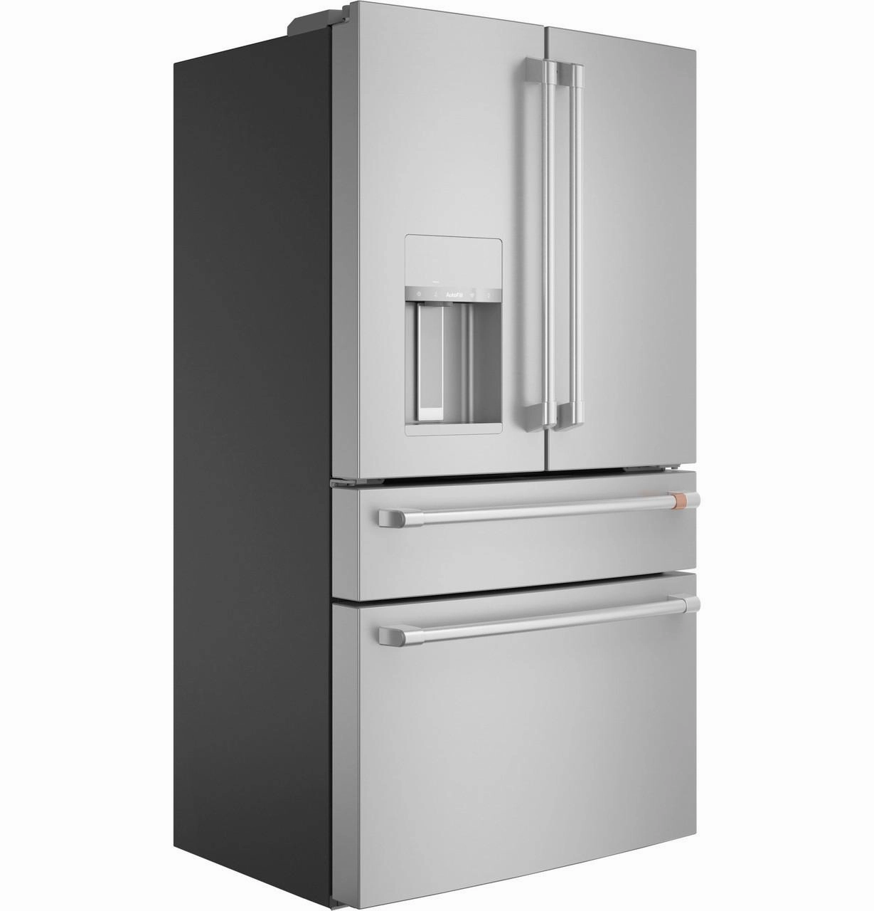 Cafe CXE22DP2PS1 Caf&#8482; Energy Star? 22.3 Cu. Ft. Smart Counter-Depth 4-Door French-Door Refrigerator