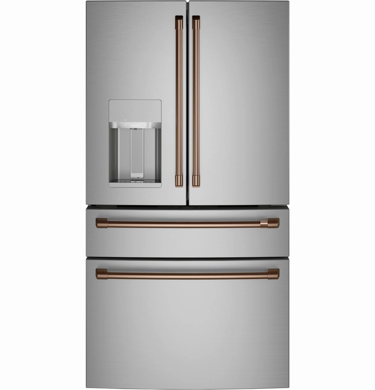 Cafe CXE22DP2PS1 Caf&#8482; Energy Star? 22.3 Cu. Ft. Smart Counter-Depth 4-Door French-Door Refrigerator
