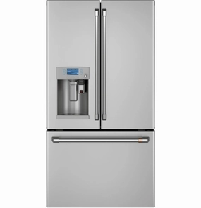 Cafe CYE22UP2MS1 Caf Energy Star? 22.1 Cu. Ft. Smart Counter-Depth French-Door Refrigerator With Keurig? K-Cup? Brewing System Freestanding Refrigerators freestanding fridge freezer combo
