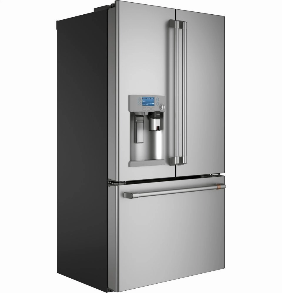 Cafe CYE22UP2MS1 Caf Energy Star? 22.1 Cu. Ft. Smart Counter-Depth French-Door Refrigerator With Keurig? K-Cup? Brewing System
