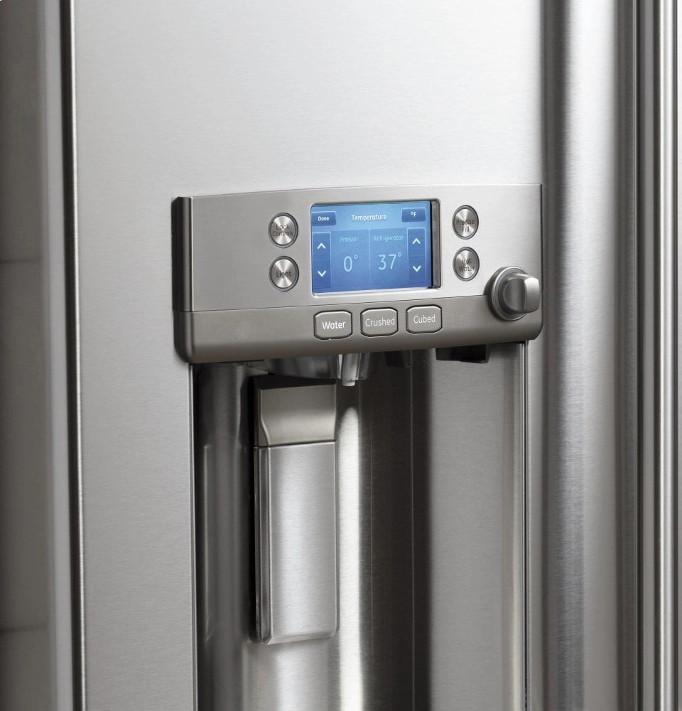 Cafe CYE22UP2MS1 Caf Energy Star? 22.1 Cu. Ft. Smart Counter-Depth French-Door Refrigerator With Keurig? K-Cup? Brewing System