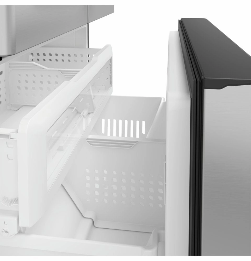 Cafe CYE22UP2MS1 Caf Energy Star? 22.1 Cu. Ft. Smart Counter-Depth French-Door Refrigerator With Keurig? K-Cup? Brewing System
