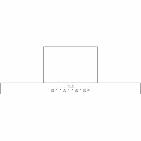 Cafe UVW9361SLSS 36" Smart Designer Wall Mount Hood W/ Perimeter Venting