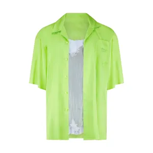 Camisole Shirt 'Lime Irridescent'