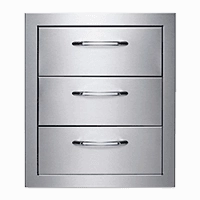 Capital CCE3DRWSS 3 Drawer System Storage,outdoor grill storage cabinet