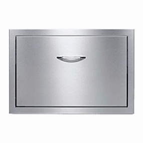 Capital CCECD30SS 30" Wide Drawer System W/ 48 Quart Cooler Storage,outdoor grill storage cabinet