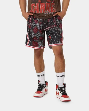 Carr Bandana Ultra Basketball Shorts Black/Red