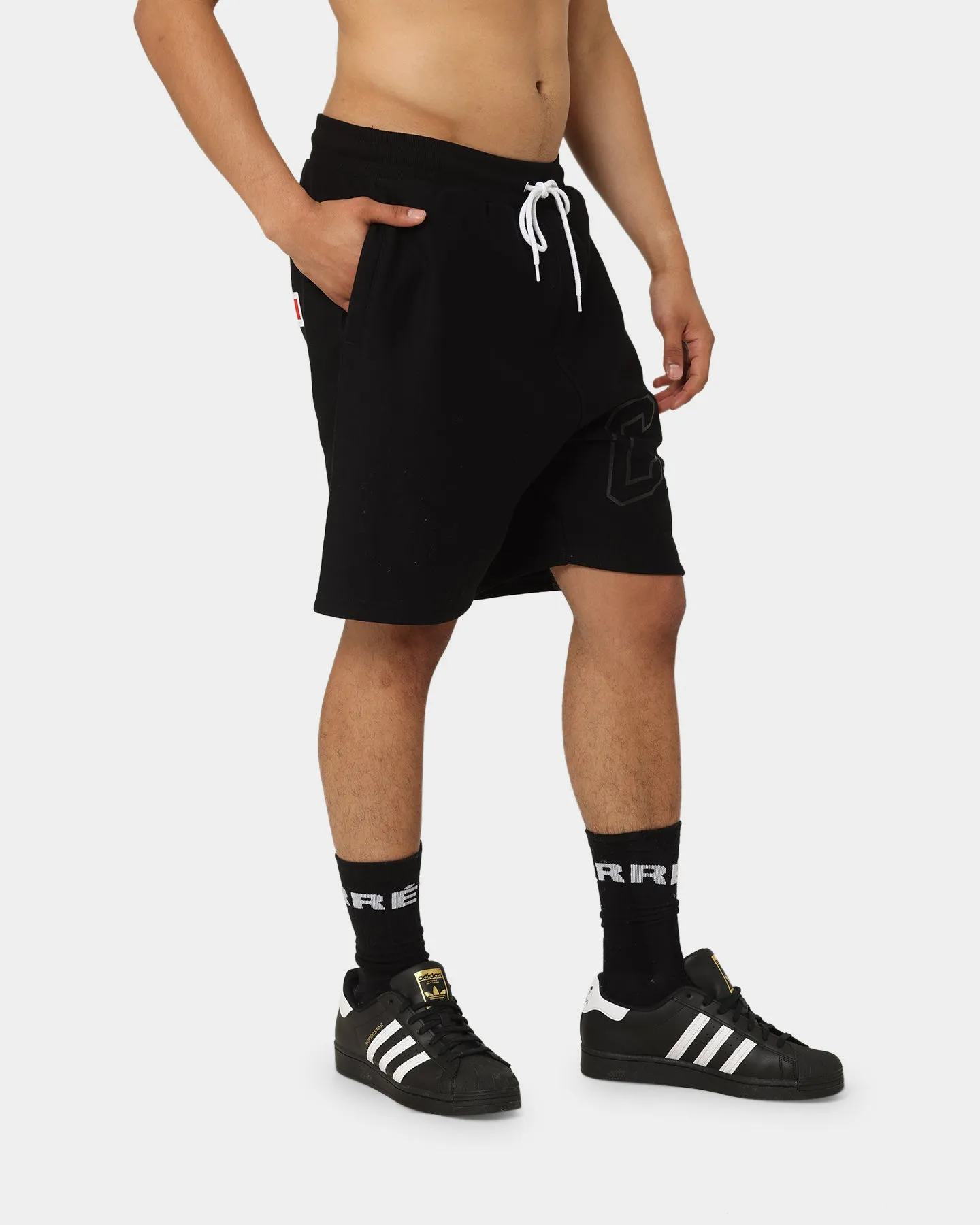 Carr Enorme Sweat Shorts Black/Black