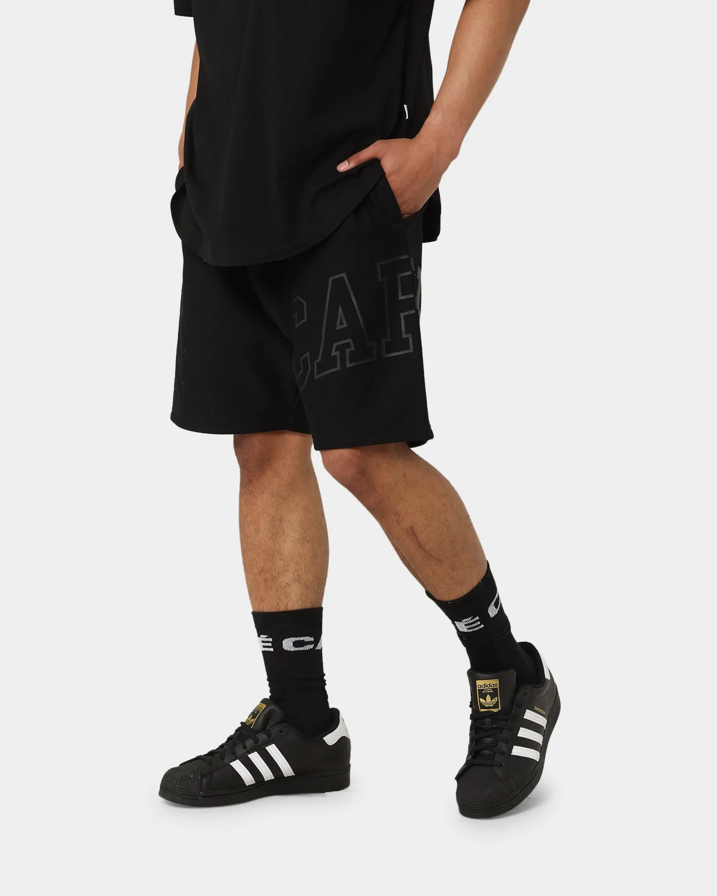 Carr Enorme Sweat Shorts Black/Black