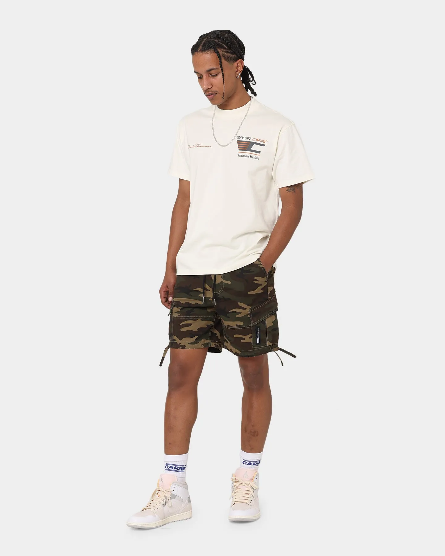 Carr Utility Cargo Shorts Camo