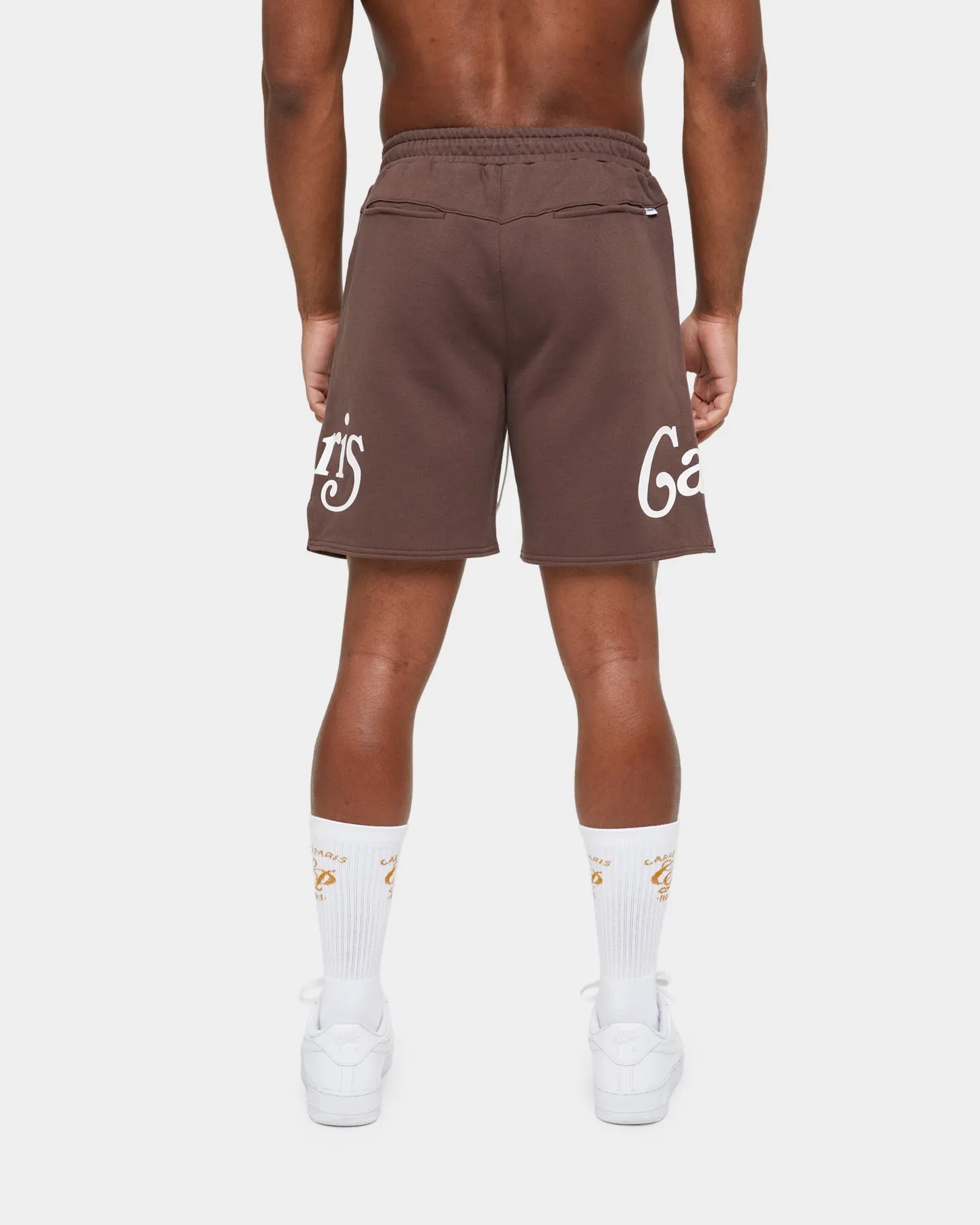 Carr Volle Sweat Short Dark Brown