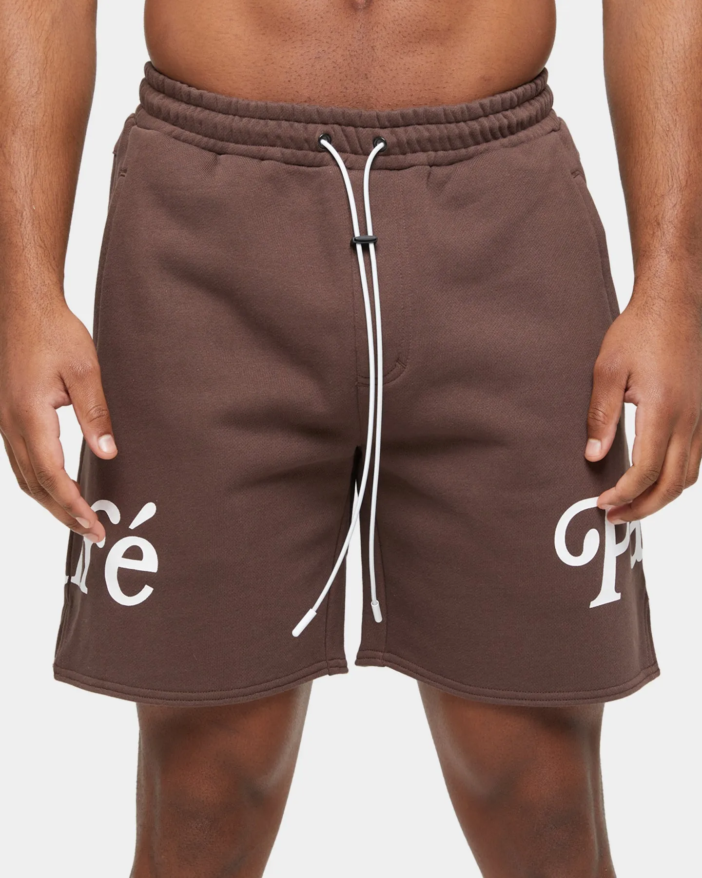 Carr Volle Sweat Short Dark Brown