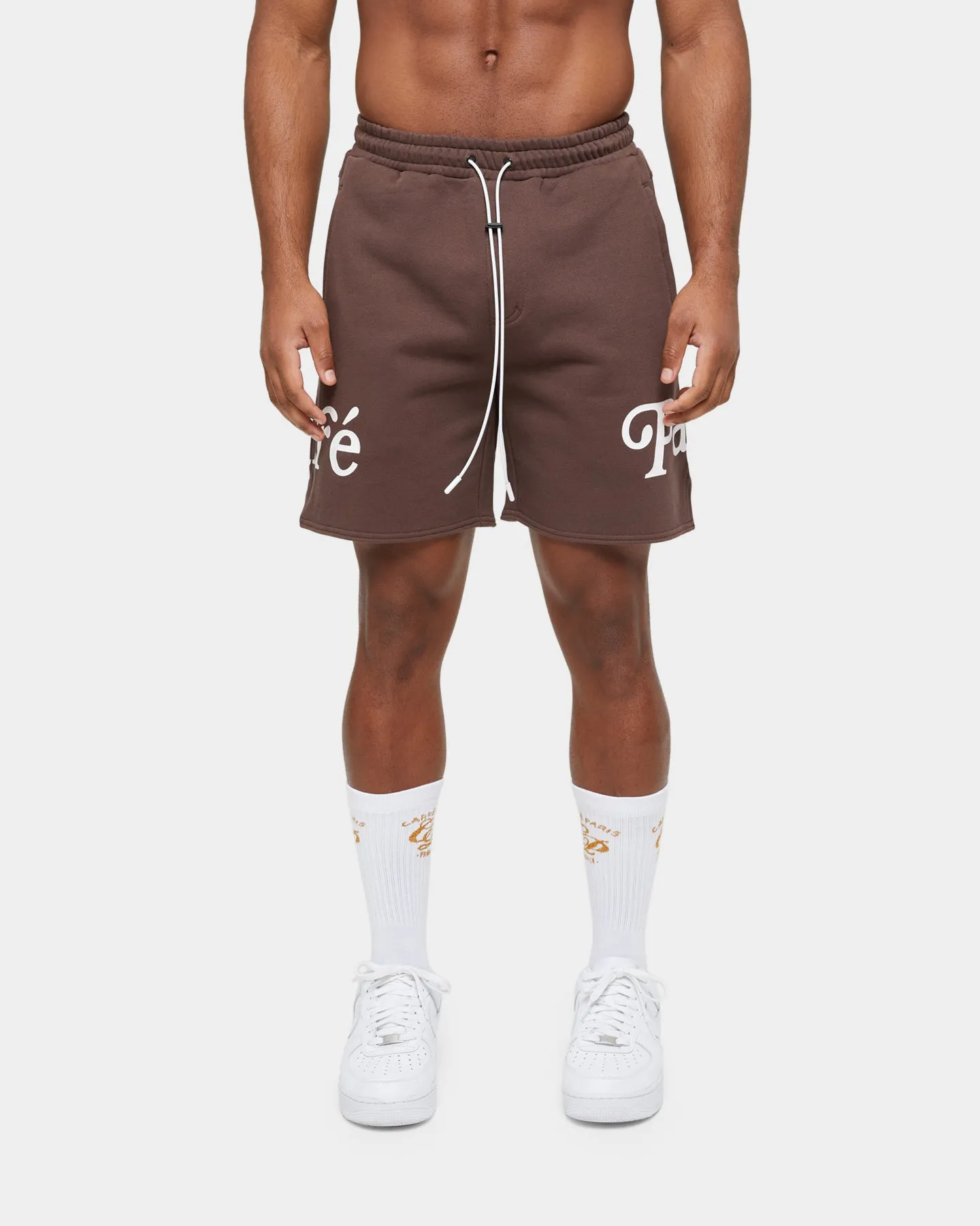 Carr Volle Sweat Short Dark Brown