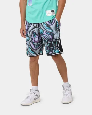 Carr X Kenny Scharf Krunch Time Ball Shorts Black