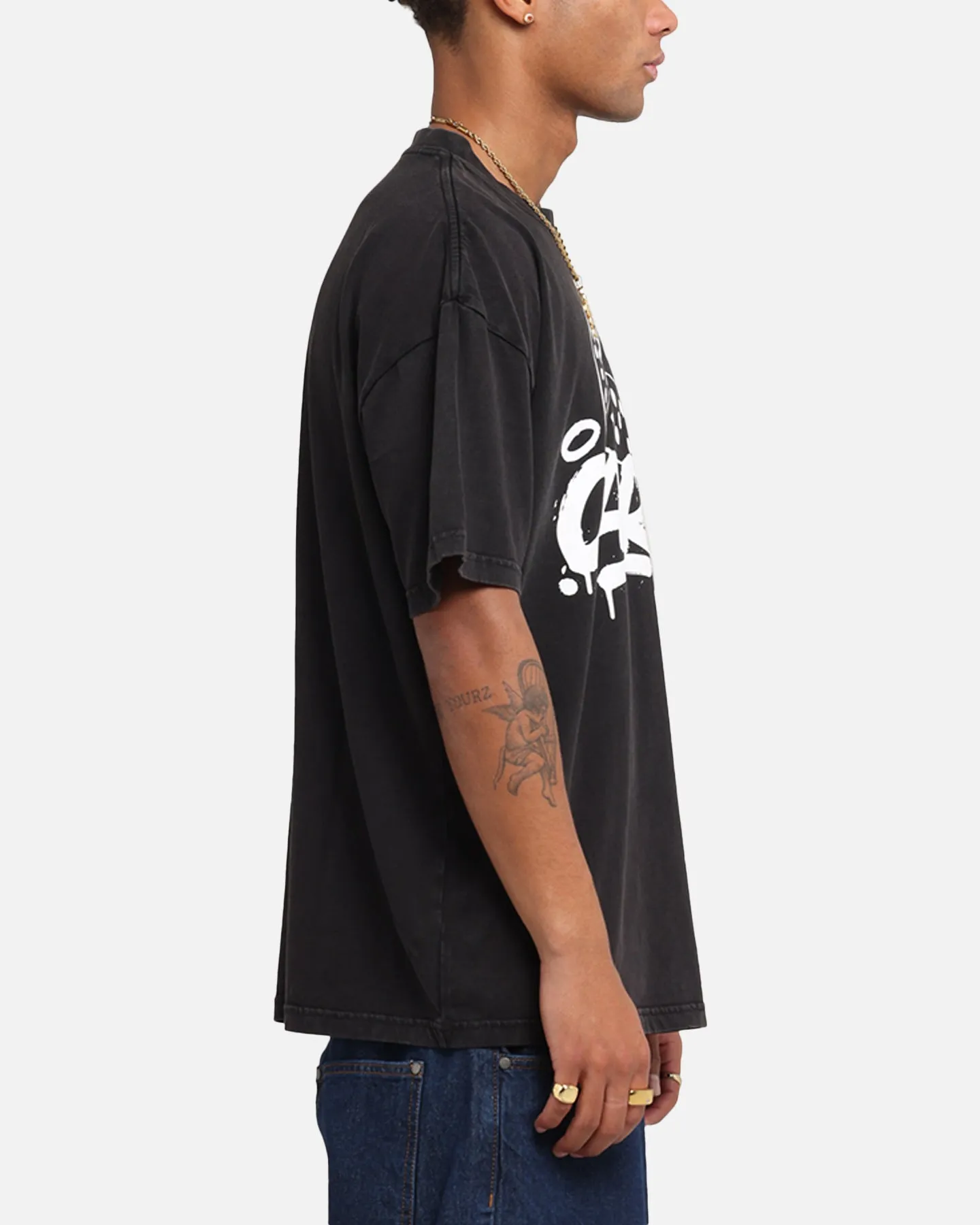 Carre Players Choice T-Shirt Black Acidwash