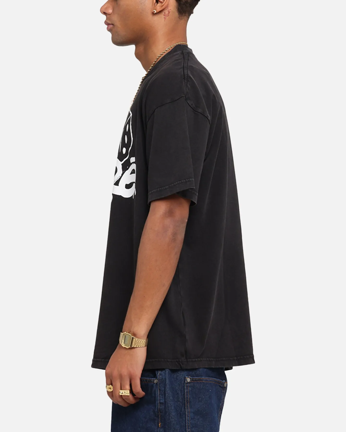 Carre Players Choice T-Shirt Black Acidwash