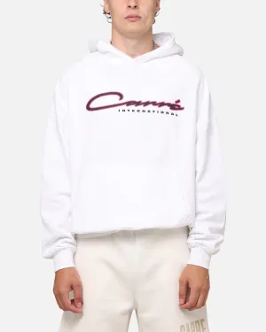Carre Race Script Hoodie White