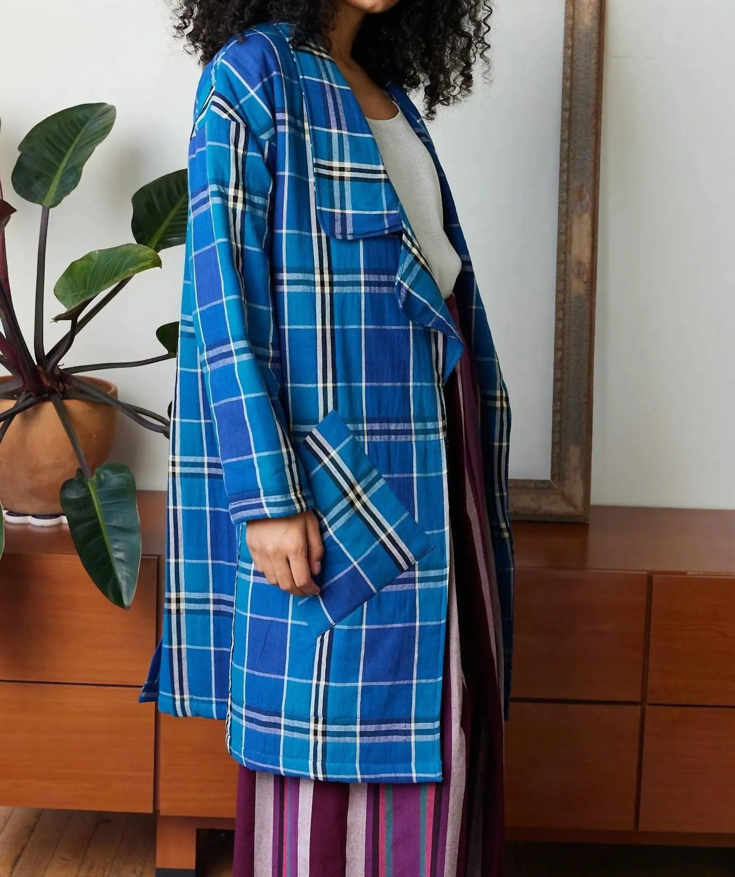 Cece Trench In Lattice Chex