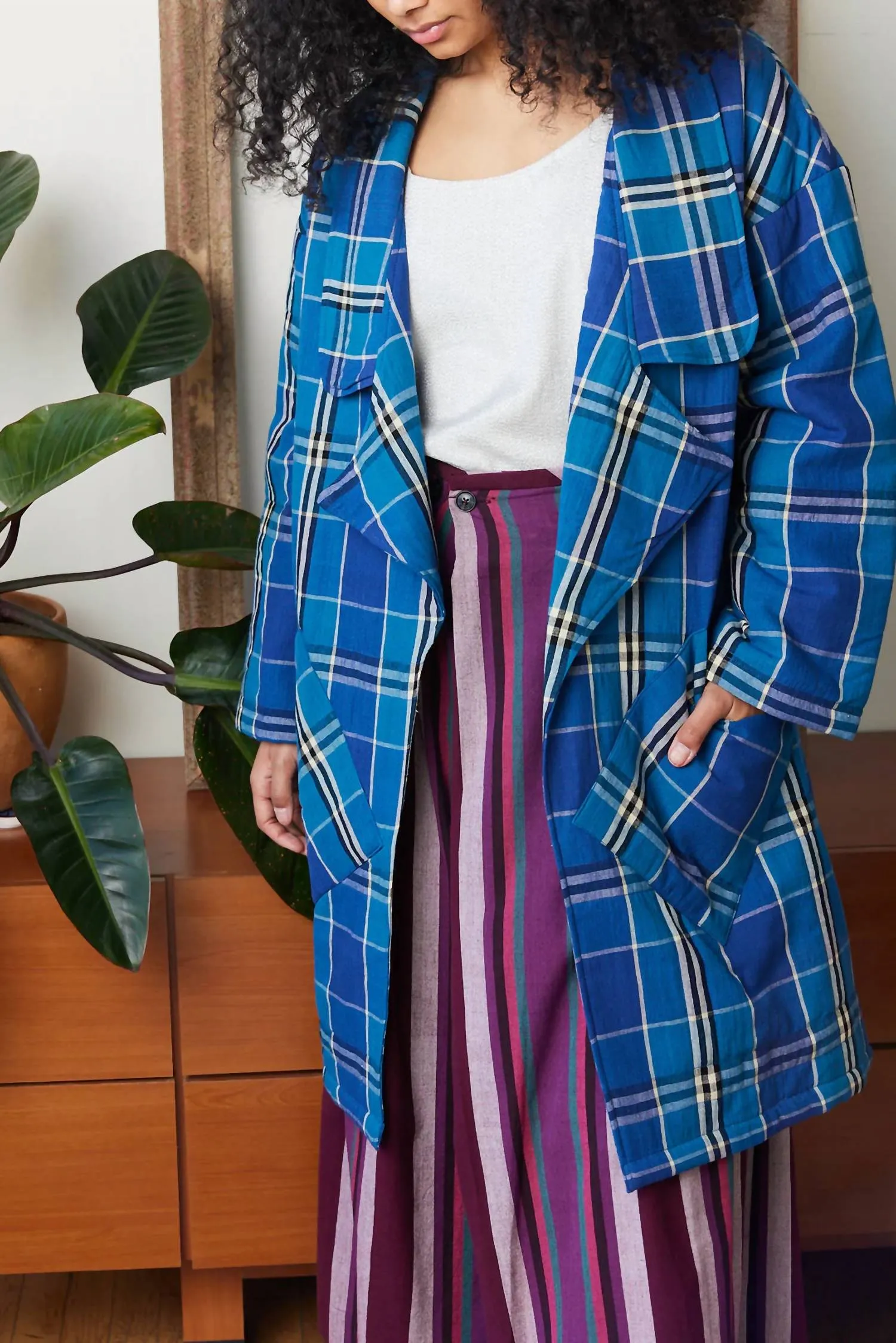 Cece Trench In Lattice Chex