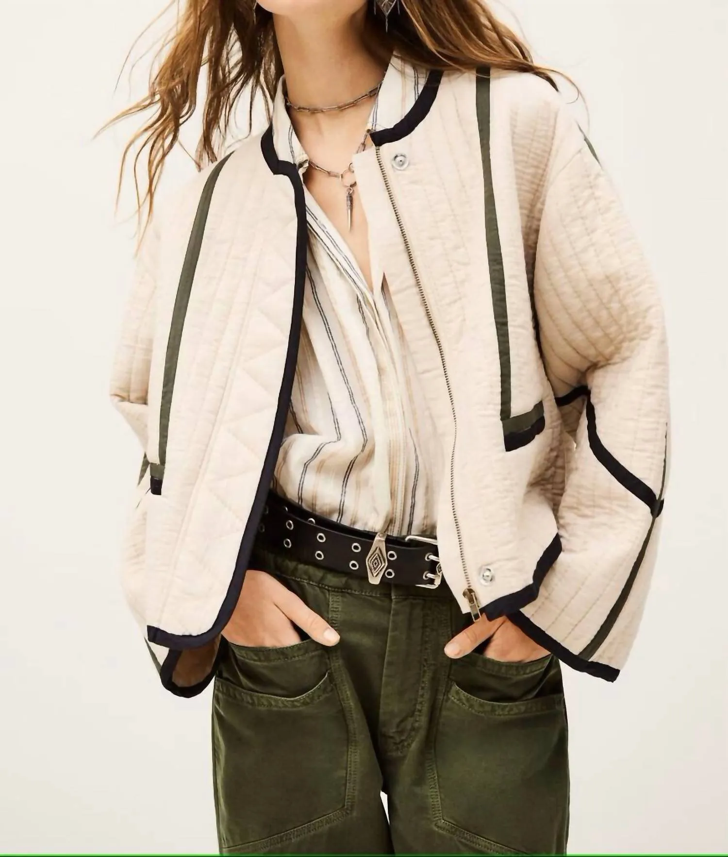 Chim Jacket In Ecru