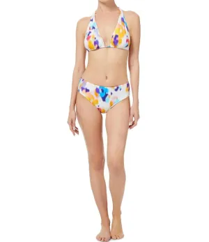 Classic Midrise Bottom In Floral Ikat