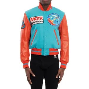 Classic Varsity Jacket 'Space Cyan Blue'
