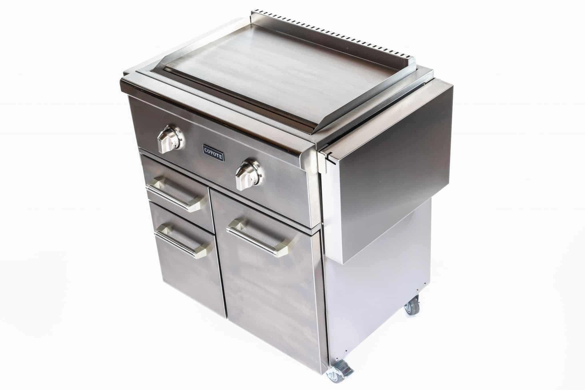Coyote C1FTG30LP 30" Flat Top Grill Built-In; Lp