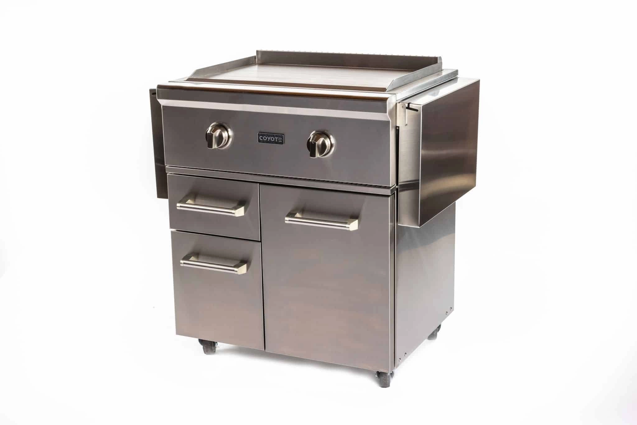 Coyote C1FTG30LP 30" Flat Top Grill Built-In; Lp