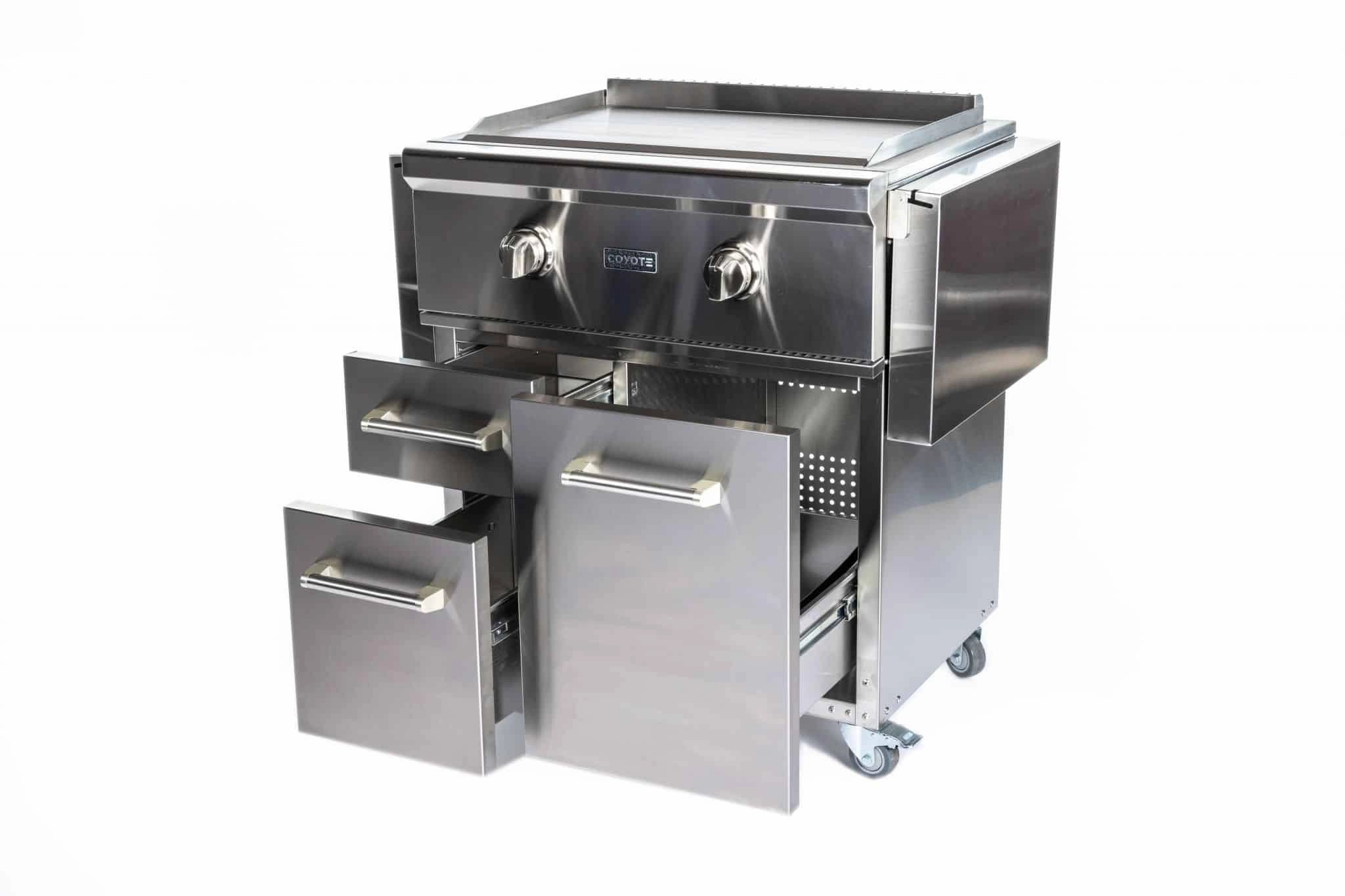 Coyote C1FTG30NG 30" Flat Top Grill Built-In; Ng