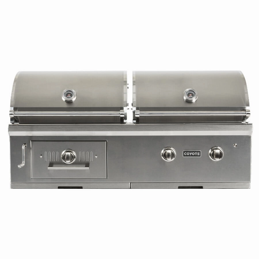Coyote C1HY50LP 50" Hybrid Grill Charcoal Barbeque Grills,charcoal bbq smoker
