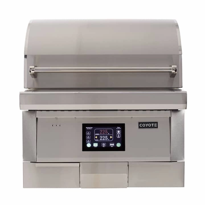 Coyote C1P28 28" Pellet Grill Barbeque Grills,outdoor bbq grill