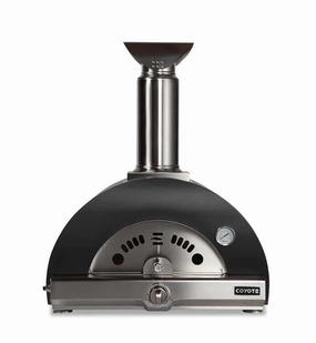 Coyote C1PZ30HMB 30" Hybrid Multi-Fuel Outdoor Pizza Oven Matte Black Other Outdoor Products,patio kitchen accessories