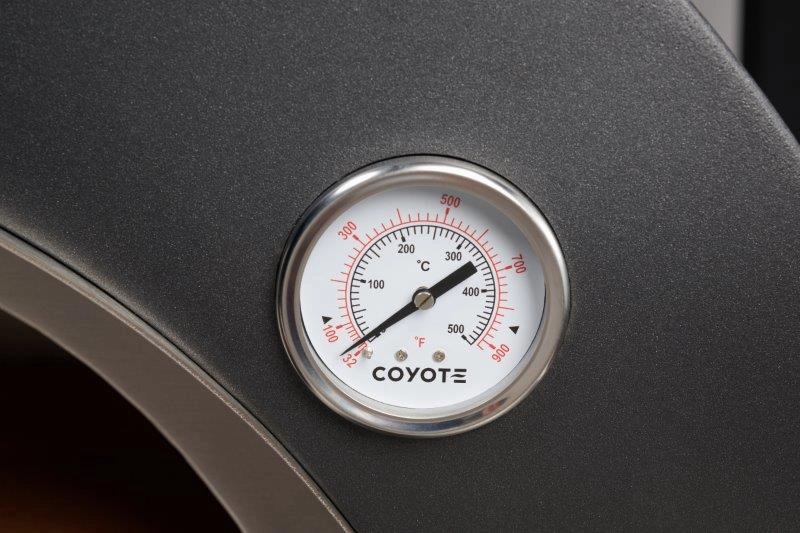 Coyote C1PZ30HMB 30" Hybrid Multi-Fuel Outdoor Pizza Oven Matte Black
