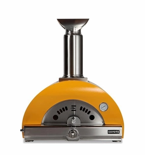 Coyote C1PZ30HY 30" Hybrid Multi-Fuel Outdoor Pizza Oven Yellow Barbeque Grills,outdoor bbq grill